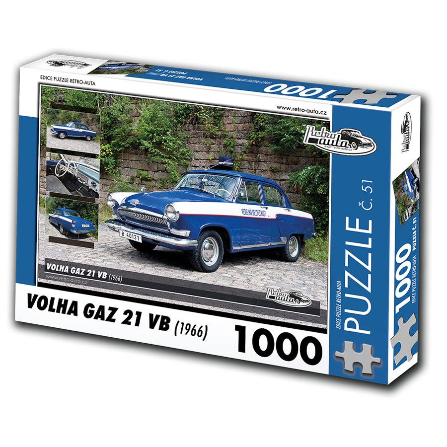Volha GAZ 21 VB, 1000 dielikov, puzzle 51