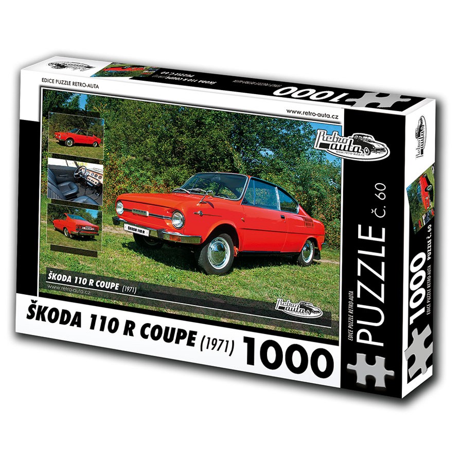 Škoda 110 R Coupe, 1000 dielikov, puzzle 60