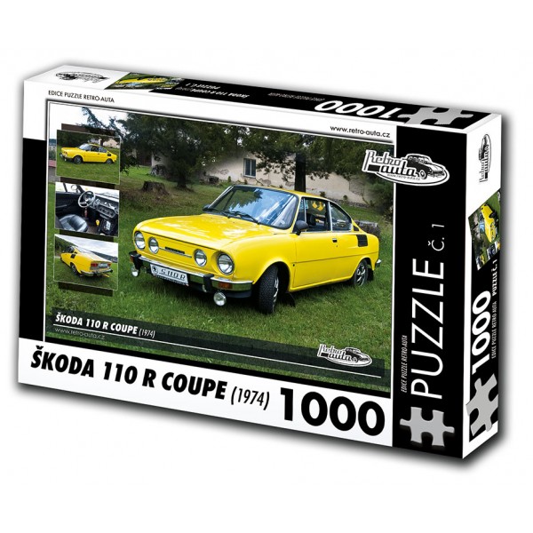 Škoda 110R Coupe, 1000 dílků, puzzle 01